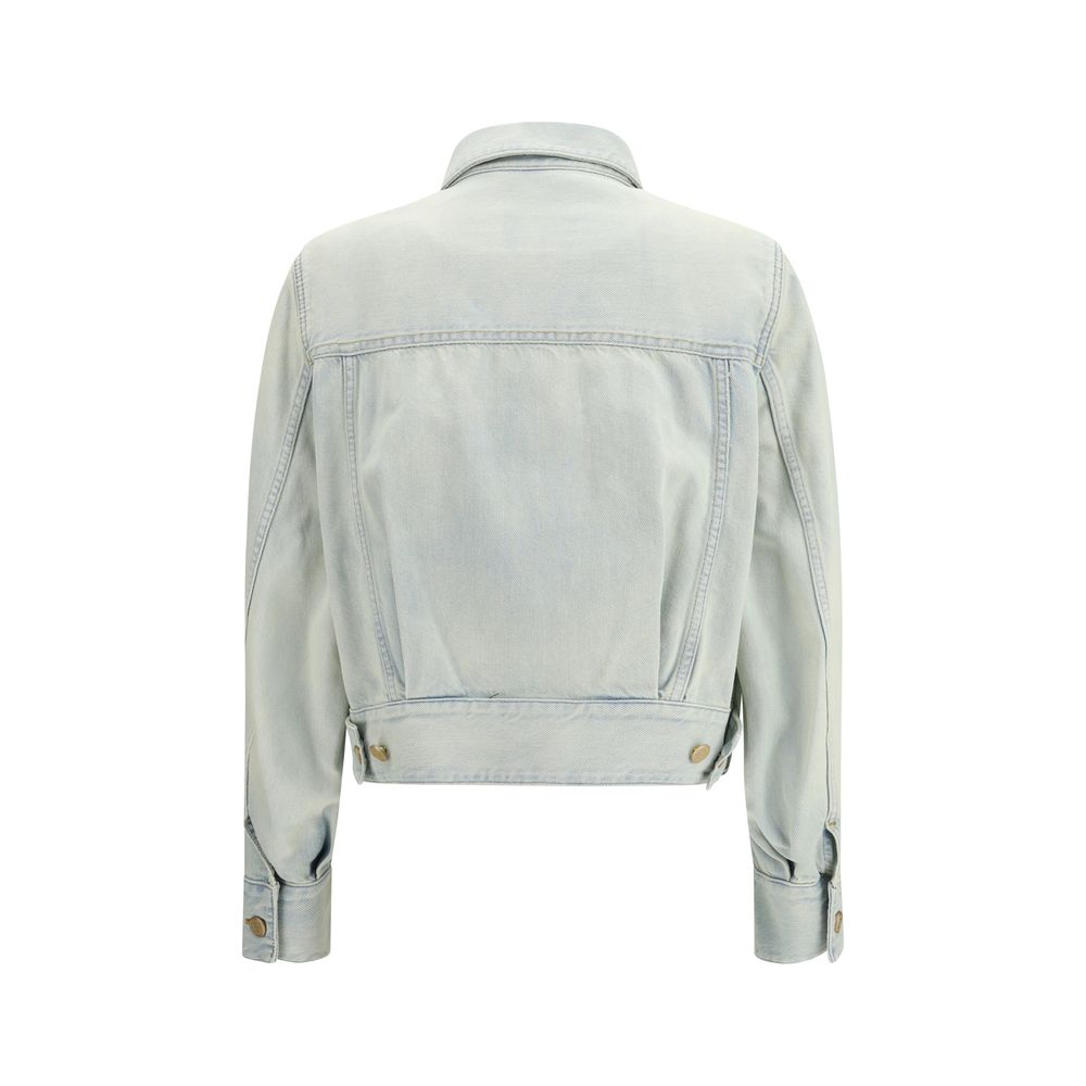 Jacob Cohen Blue Cotton Denim Jacket - Artisanal Luxury Fashion