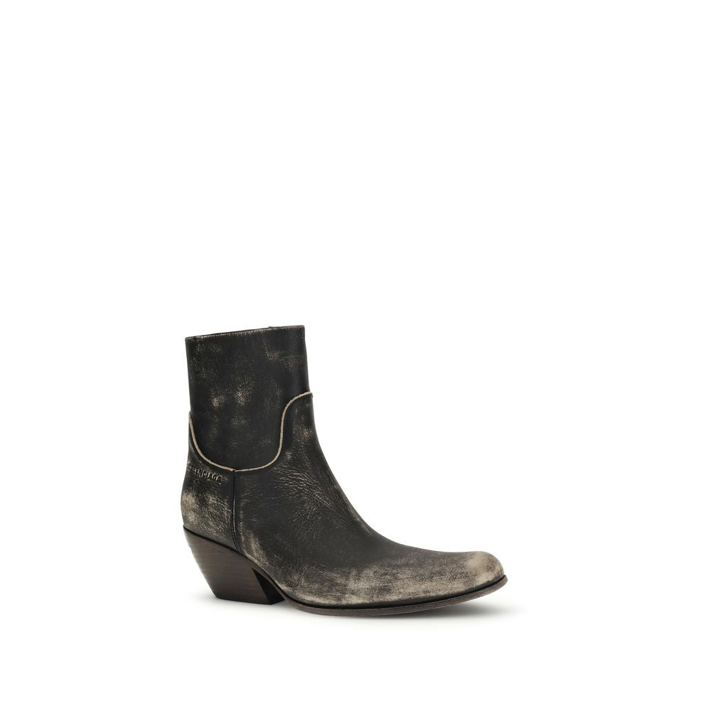 Balenciaga Bos Taurus Ankle Boots - Luxurious Calf Leather Elegance