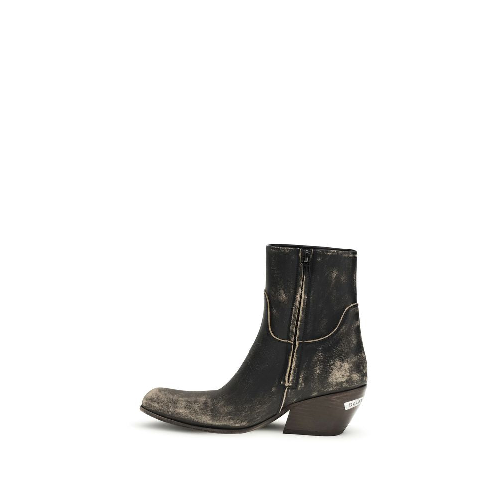 Balenciaga Bos Taurus Ankle Boots - Exquisite Calf Leather Elegance