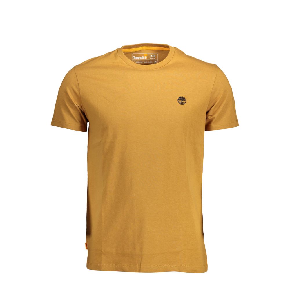 Discover the Timberland Marrone Organic Cotton Men's T-Shirt, a luxurious blend of style and sustainability, perfect for the discerning individual seeking elegance in everyday wear.