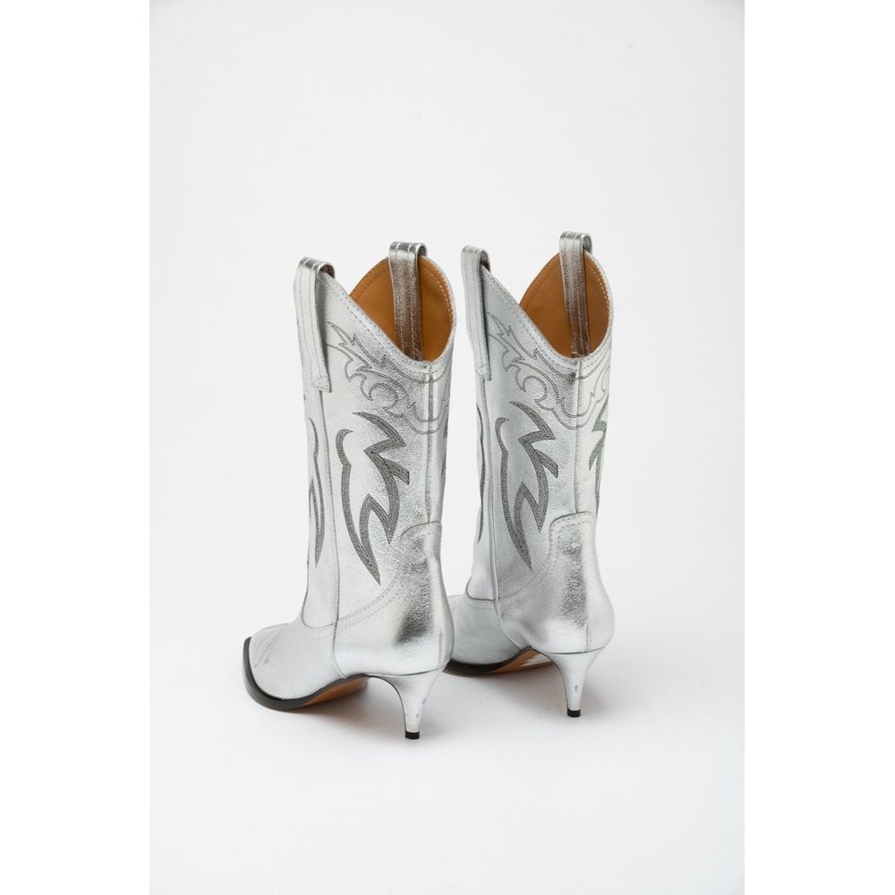 Elevate your style with Moschino Multicolor Viscose High Heel Boots, a luxurious statement crafted from exquisite viscose, perfect for unforgettable evenings.