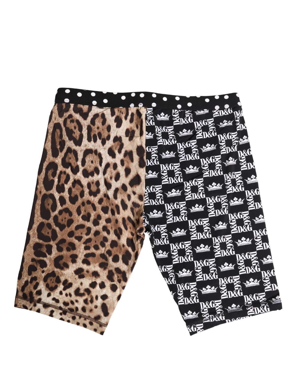 Indulge in the exquisite Dolce & Gabbana Multicolor Patterned Cycling Bike Shorts, where luxurious Italian craftsmanship meets vibrant design, perfect for the discerning individual.