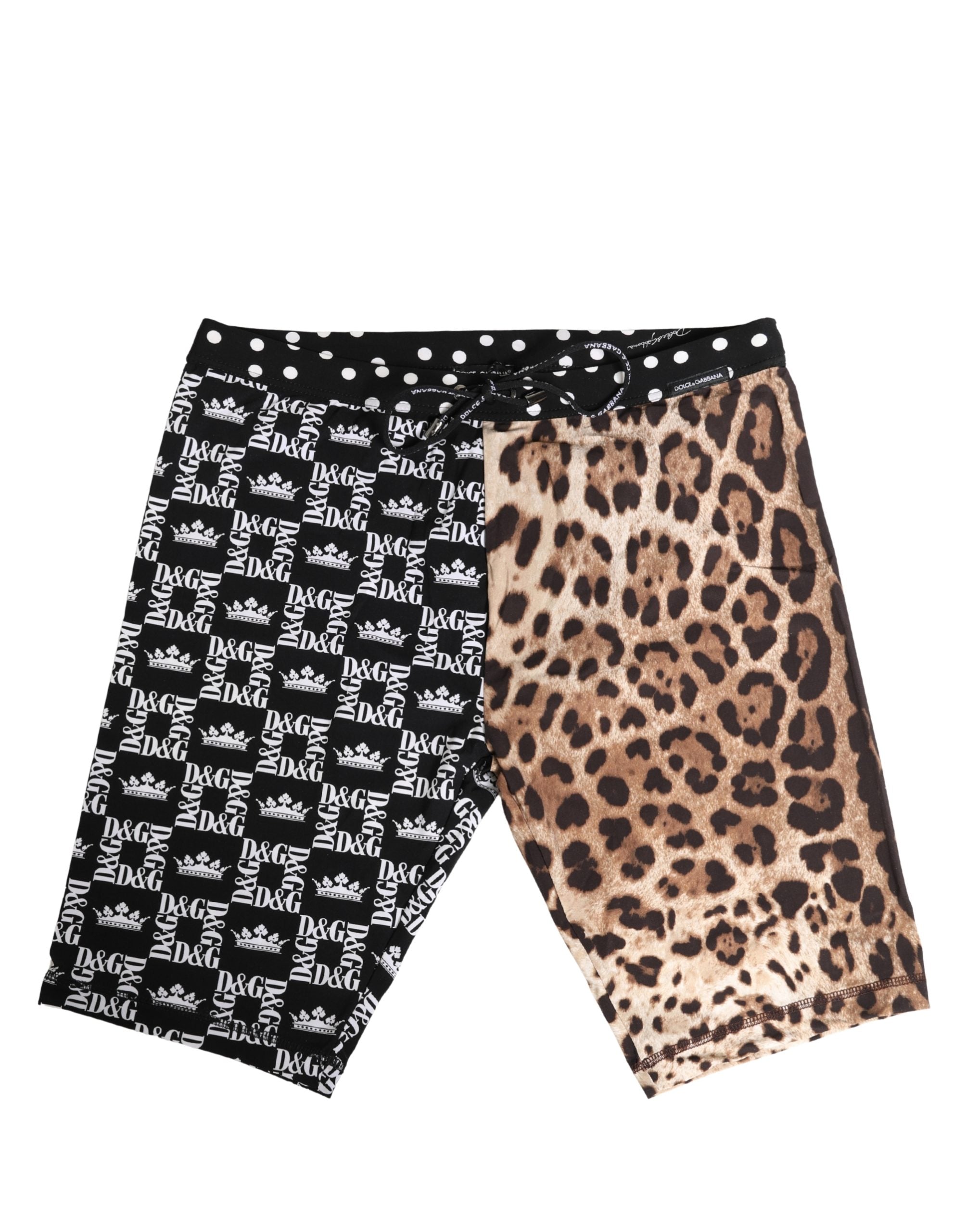 Indulge in the exquisite Dolce & Gabbana Multicolor Patterned Cycling Bike Shorts, where luxurious Italian craftsmanship meets vibrant design, perfect for the modern wardrobe.