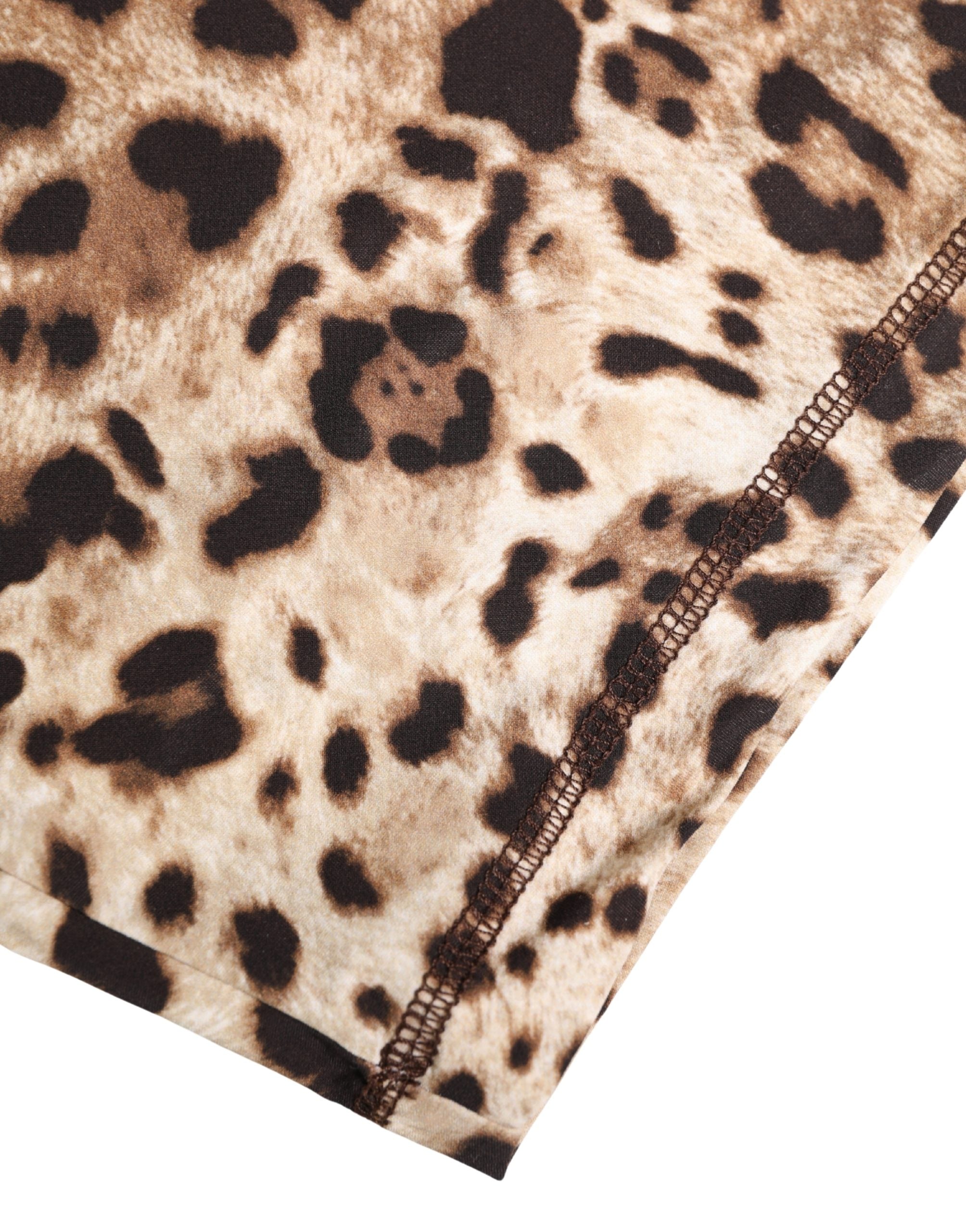 Indulge in the exquisite Dolce & Gabbana Multicolor Patterned Cycling Bike Shorts, a luxurious blend of nylon and elastane, embodying bold Italian craftsmanship for the discerning individual.