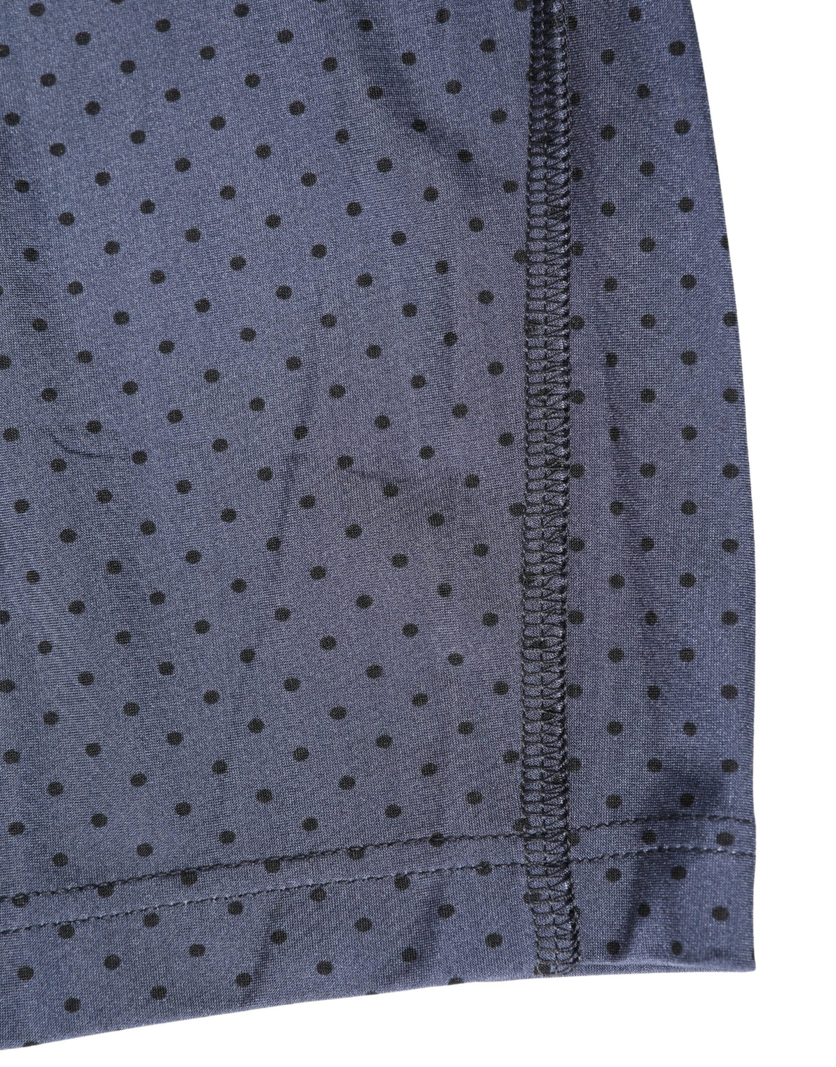 Indulge in the elegance of Dolce & Gabbana's Dark Blue Polka Dots Men Bike Shorts, crafted from premium nylon for unmatched comfort and timeless sophistication.
