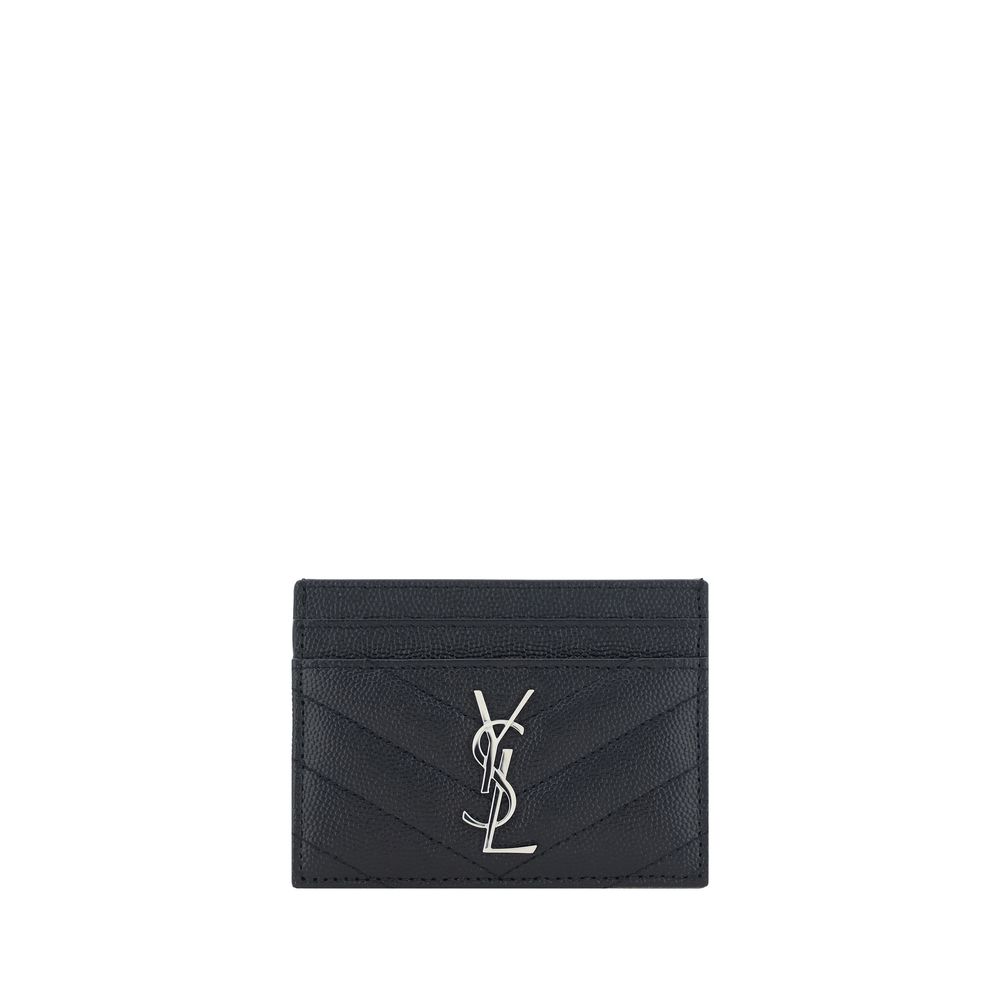 Saint Laurent Black Calf Leather Bos Taurus Wallet - Luxury Redefined