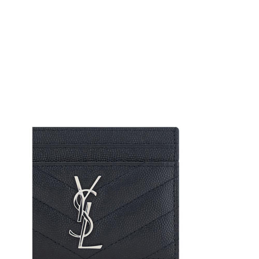 Saint Laurent Black Calf Leather Bos Taurus Wallet - Luxury Redefined
