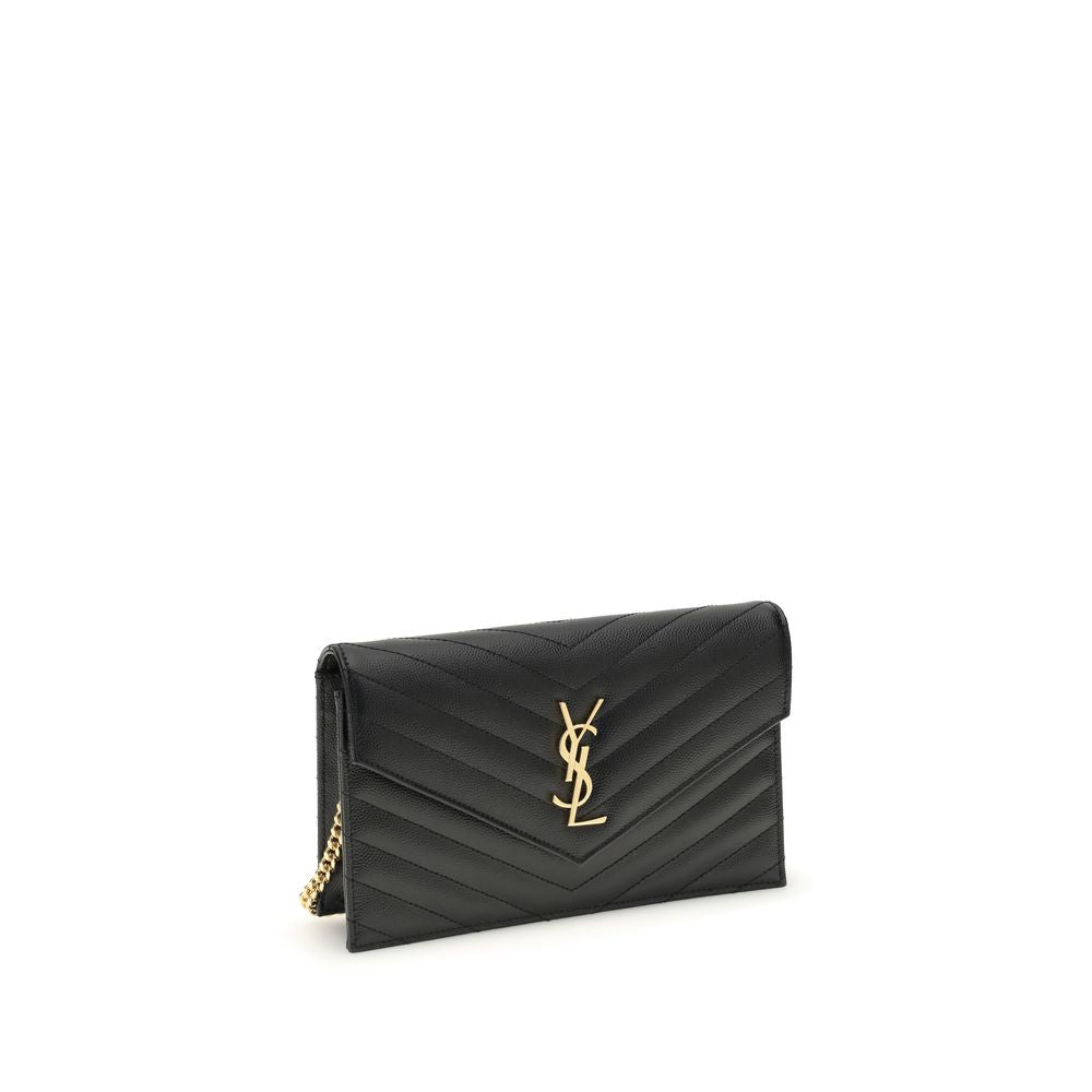 Discover the Saint Laurent Black Calf Leather Bos Taurus Shoulder Bag, a symbol of refined elegance and sustainable luxury, perfect for any sophisticated occasion.