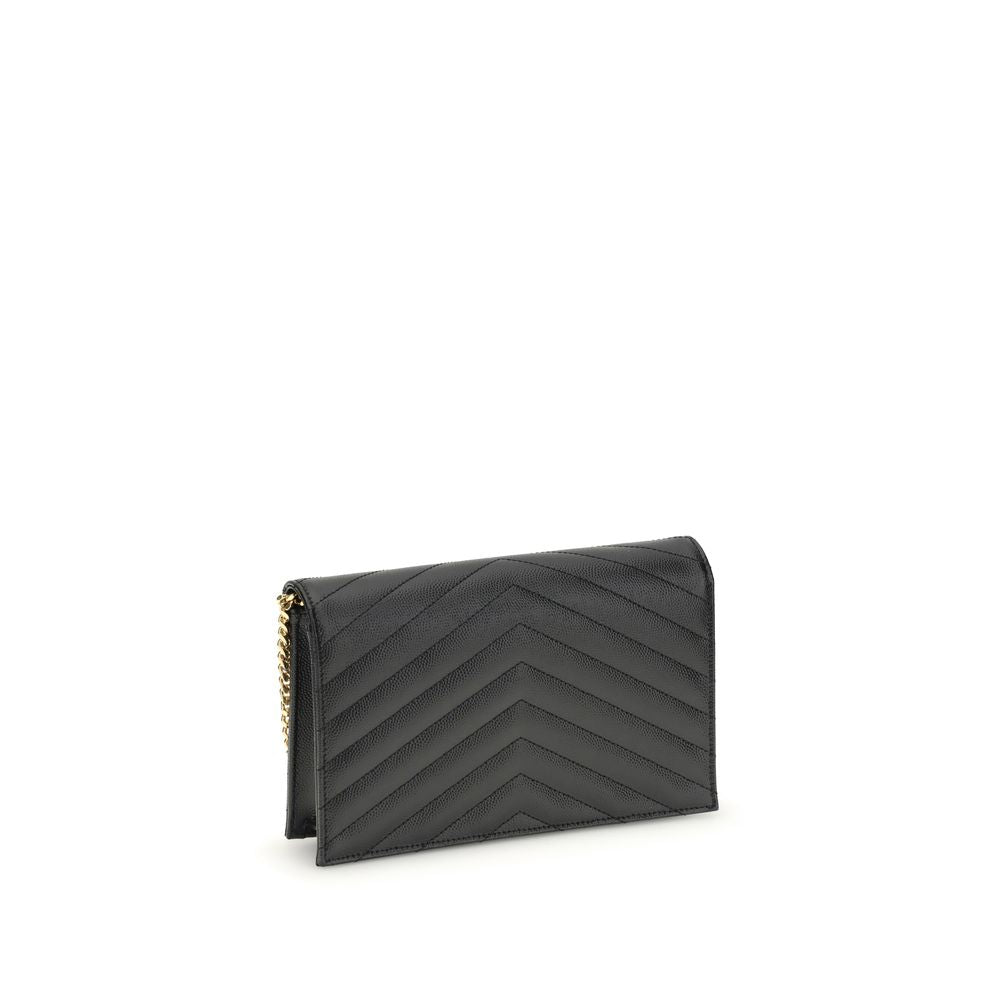 Discover the Saint Laurent Black Calf Leather Bos Taurus Shoulder Bag, a masterpiece of sustainable luxury and timeless elegance, perfect for the discerning individual.