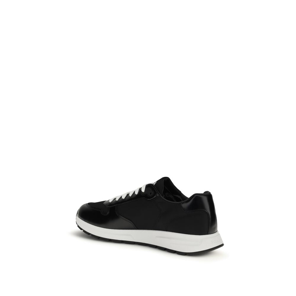 Discover the Prada Black Recycled Polyamide Athletic Sneakers from the SS26 collection, where luxurious craftsmanship meets eco-conscious elegance for a sophisticated lifestyle.