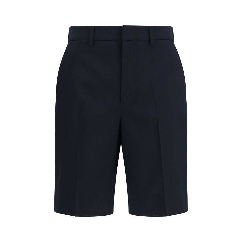 Gucci Black Cotton Shorts - Tailored Luxury for the Discerning