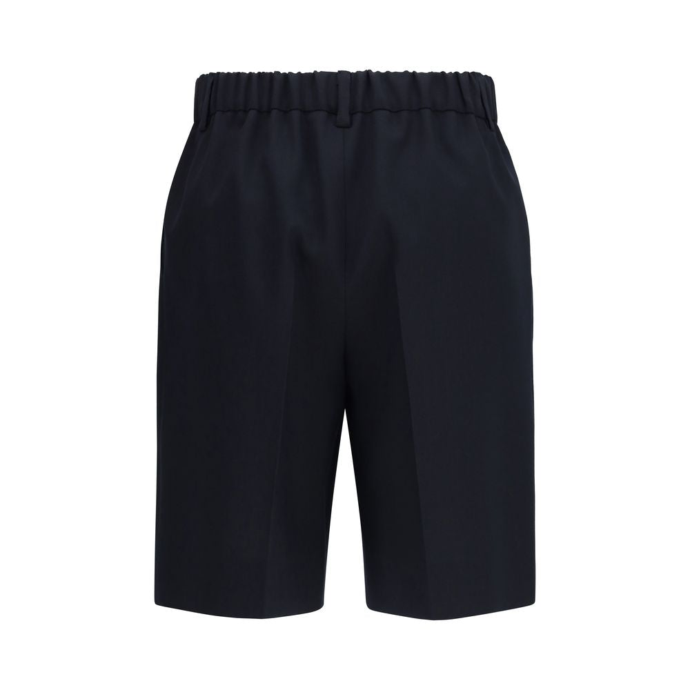 Gucci Black Cotton Shorts - Tailored Luxury for the Discerning