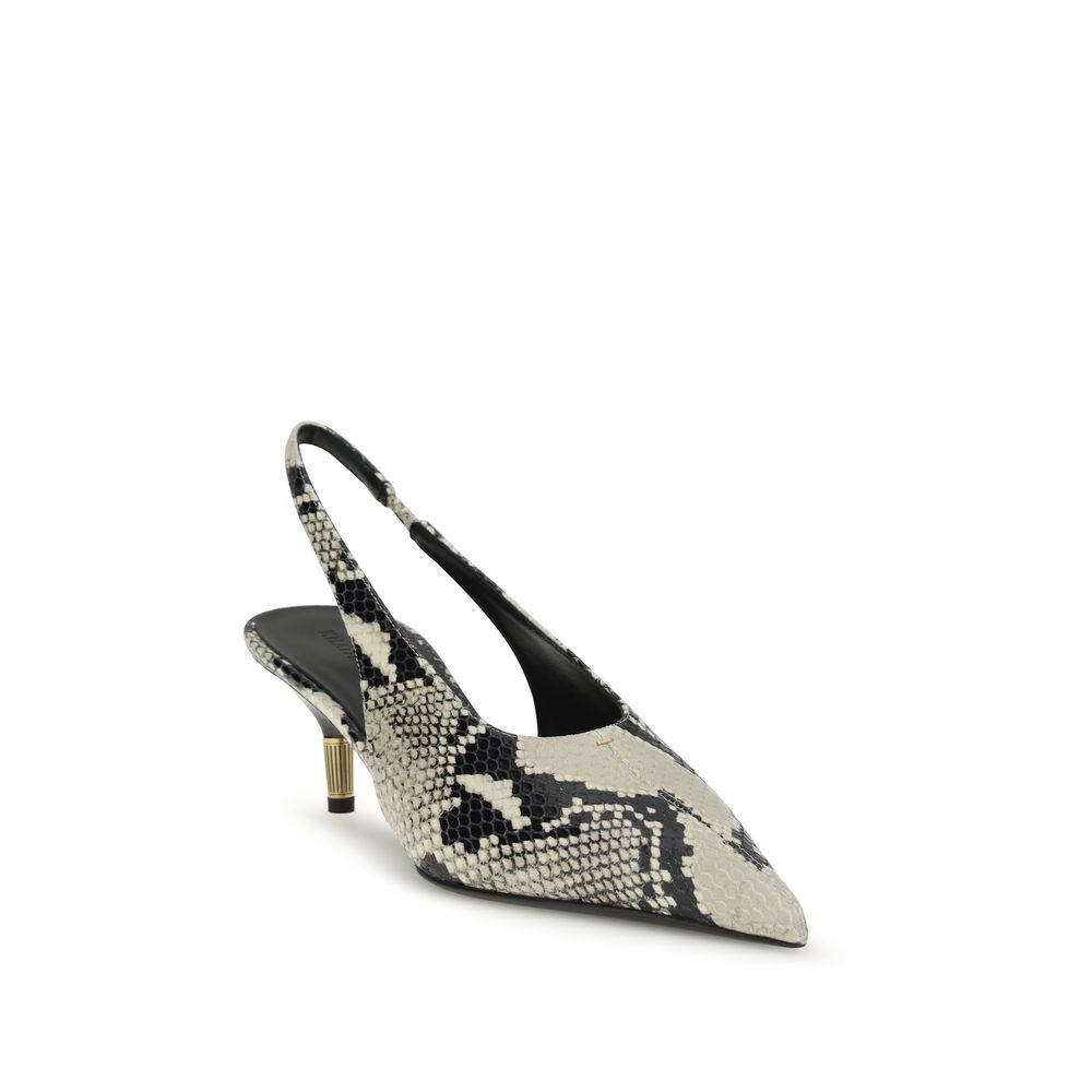 Indulge in Khaite's Multicolor Calf Leather Bos Taurus High Heel Pumps, where exquisite craftsmanship meets luxurious design for the discerning fashion connoisseur.