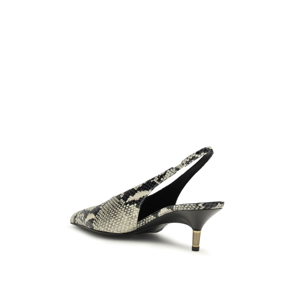 Indulge in the Khaite Multicolor Calf Leather Bos Taurus High Heel Pumps, where exquisite craftsmanship meets luxurious design, perfect for the discerning connoisseur of fashion.