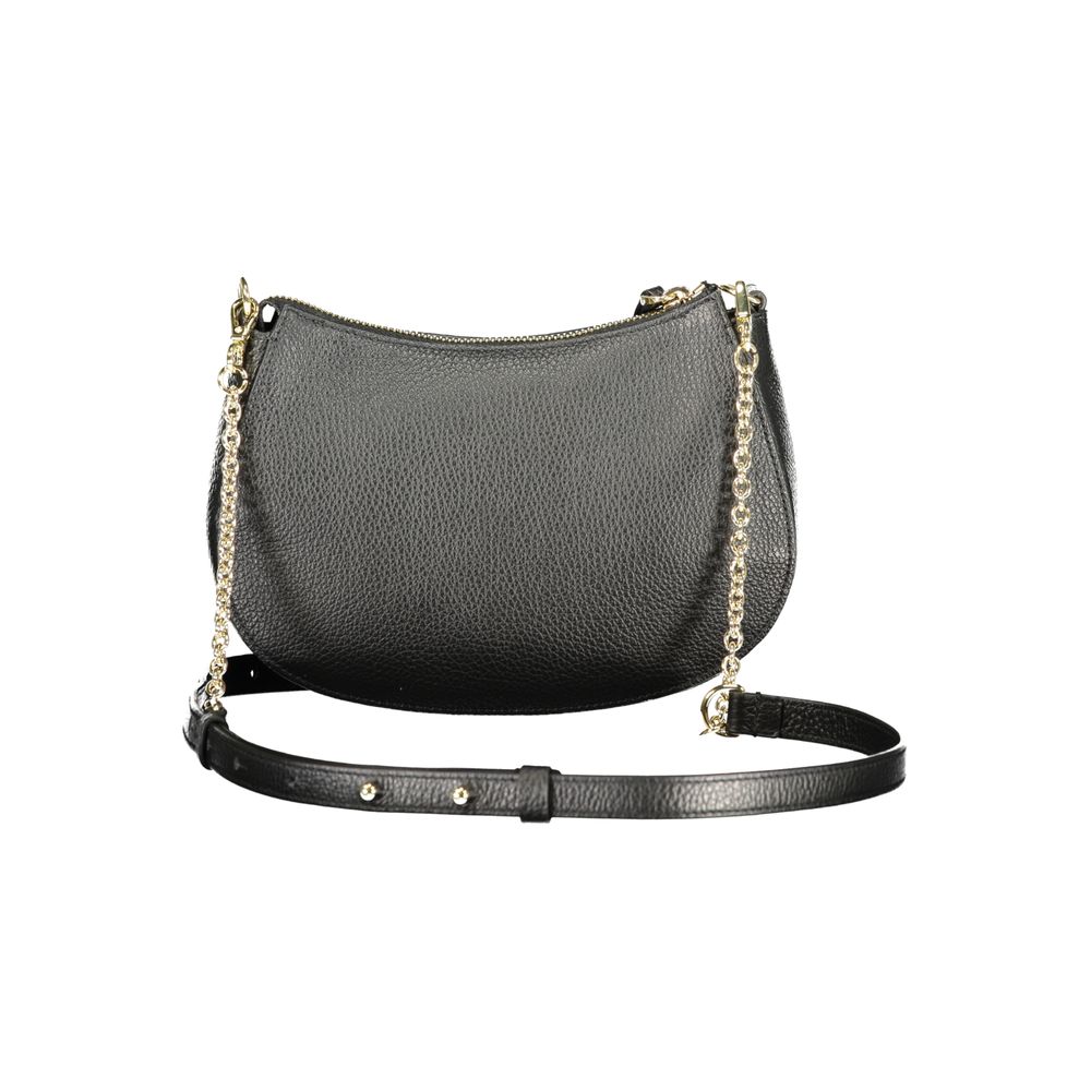 Experience the epitome of elegance with the Coccinelle Black Leather Handbag, a luxurious blend of craftsmanship and timeless design, perfect for the discerning fashionista.