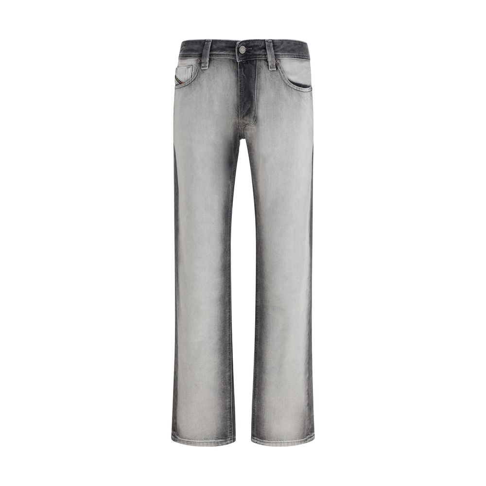 Diesel Gray Cotton Bootcut Jeans