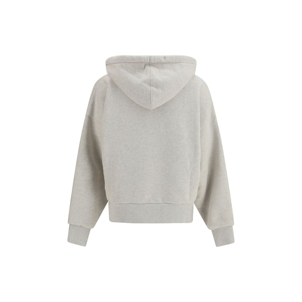 Elevate your wardrobe with the Golden Goose Gray Cotton Sweatshirt from the Star Collection, crafted from luxurious cotton for a sophisticated, oversized fit that exudes effortless style.