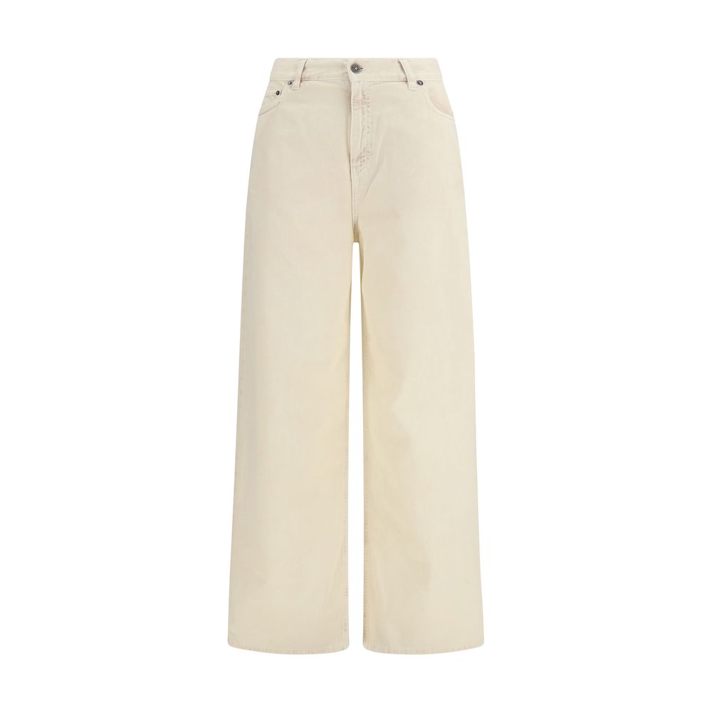 Golden Goose Bicolor Cotton Relaxed Fit Jeans - Artisanal Luxury