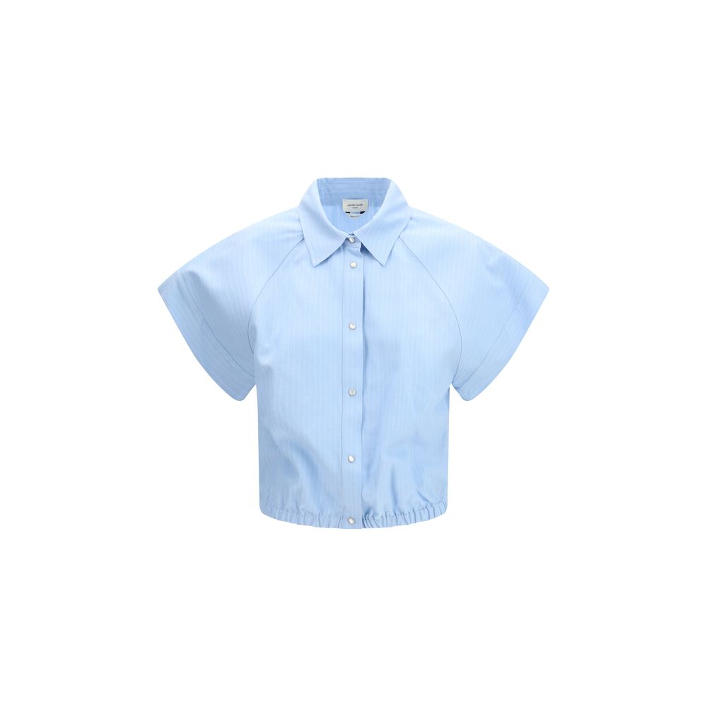 Jacob Cohen Blue Viscose Shortsleeve Shirt - Luxury Couture Elegance