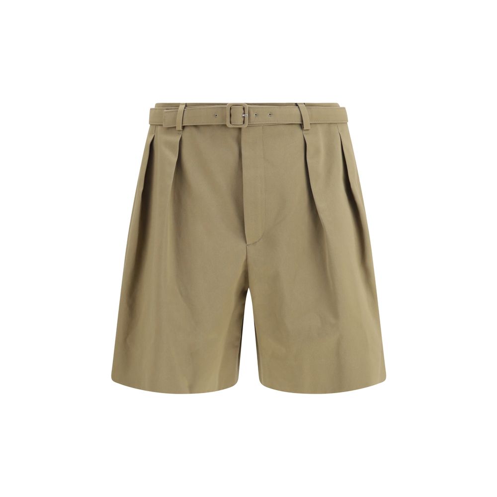 Saint Laurent Beige Cotton Bermuda Shorts – Elevated Luxury Fashion