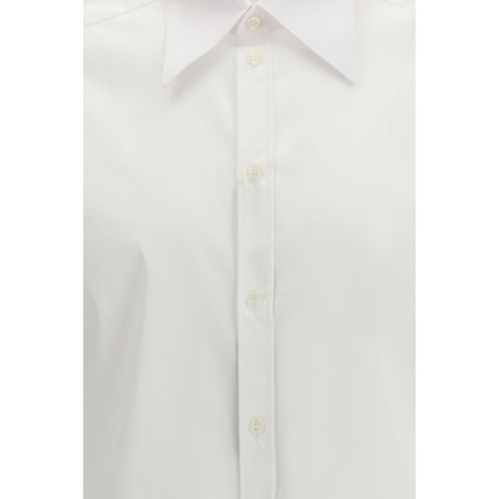 Dolce & Gabbana White Cotton Dress Shirt