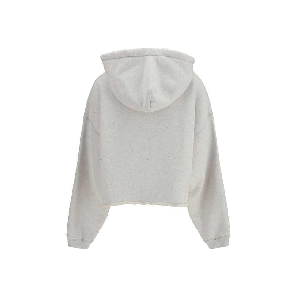 Golden Goose Gray Cotton Sweatshirt – Effortless Luxury Redefined