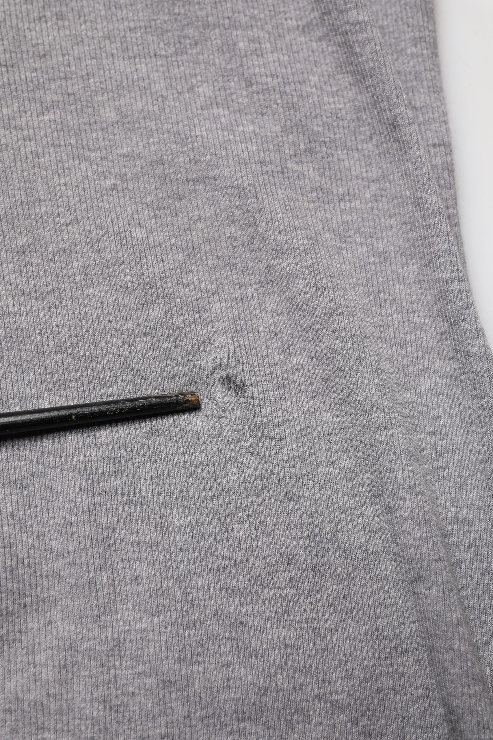 Dolce & Gabbana Gray Ribbed Cotton Long-Sleeve Henley T-shirt