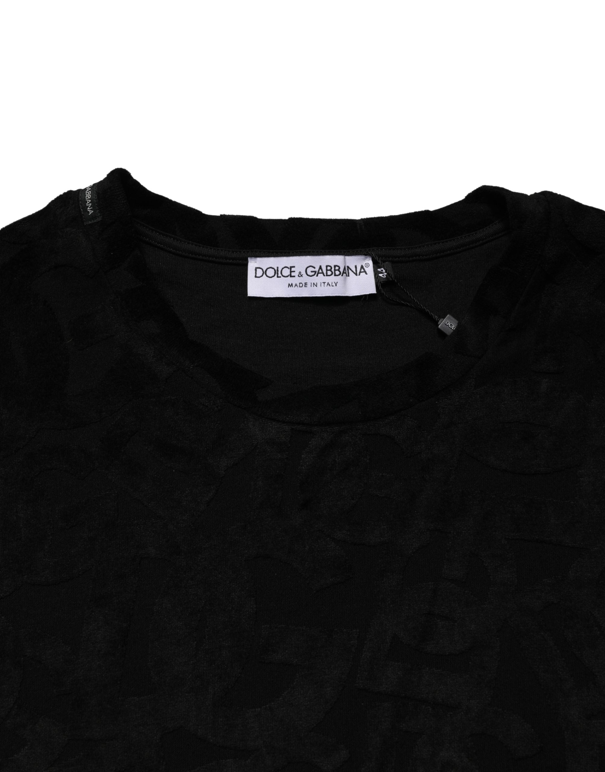 Dolce & Gabbana Black DG Mania T-shirt - Designer Luxury Couture