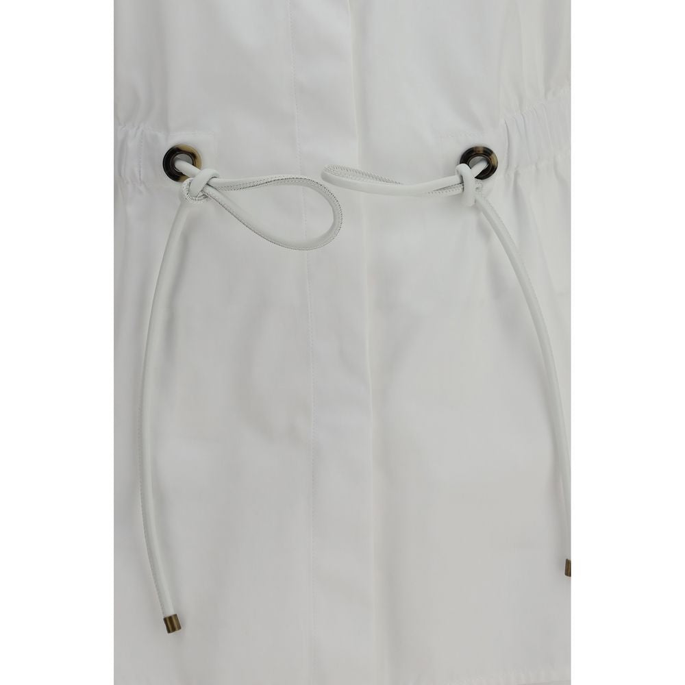 Max Mara White Cotton Dress Shirt - Timeless Luxury Essential