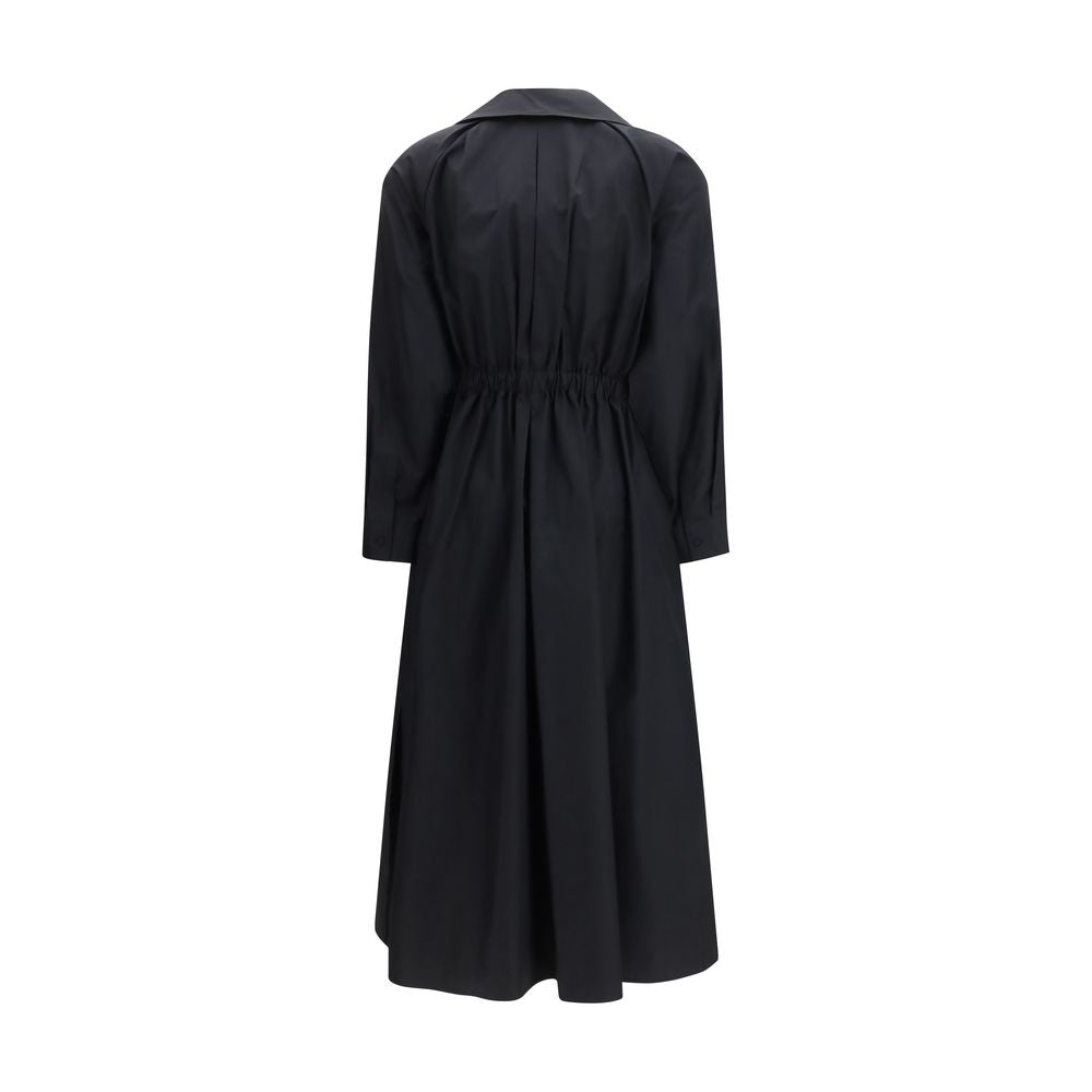 Max Mara Black Cotton Casual Dress - Timeless Luxury Elegance