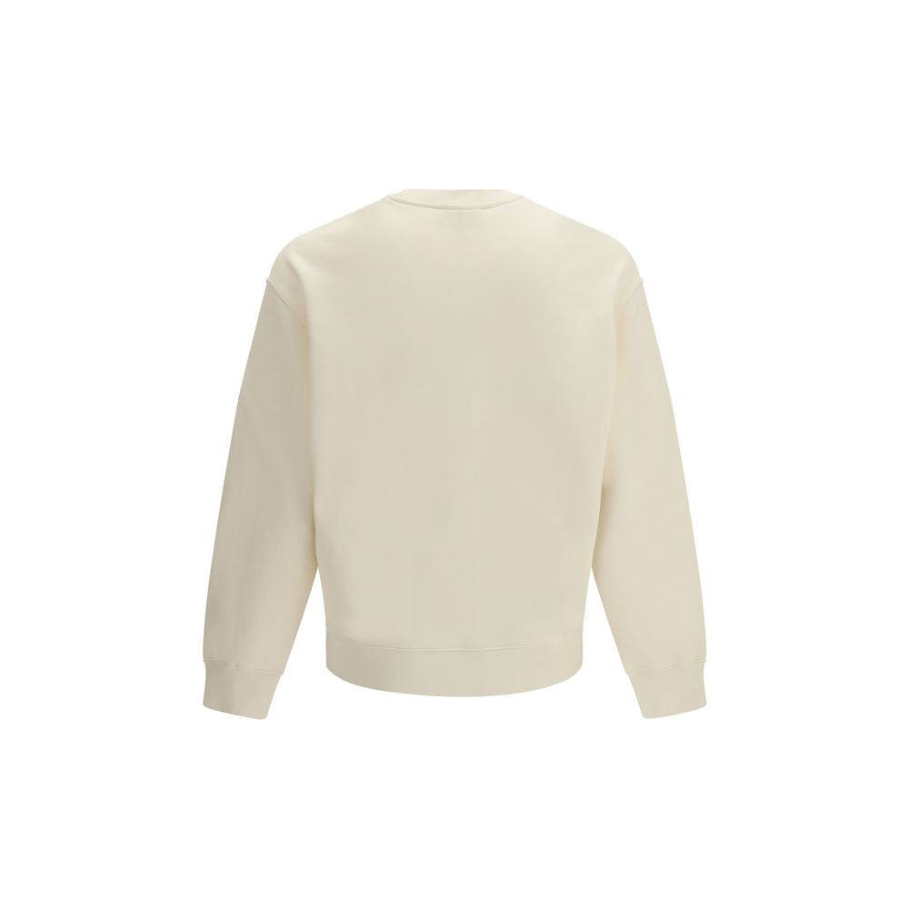 Maison Kitsuné Beige Cotton Sweatshirt - Effortless Luxe Comfort