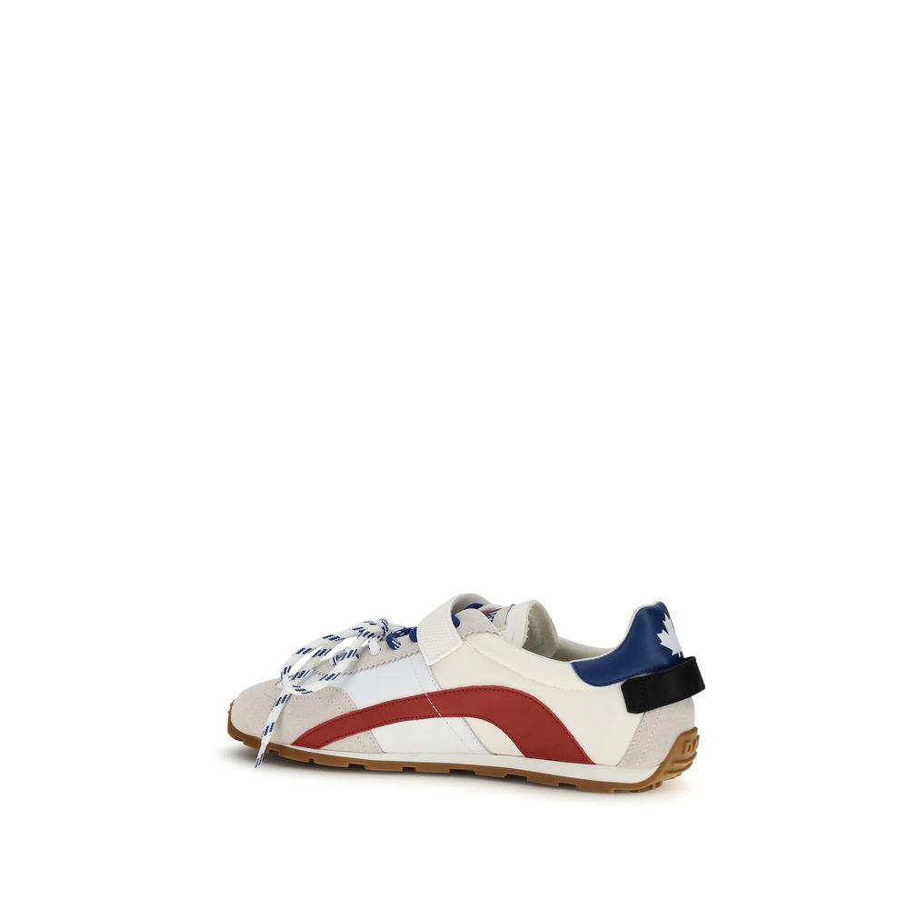 Dsquared² Multicolor Calf Leather Bos Taurus Sneakers - Luxury Urban Elegance