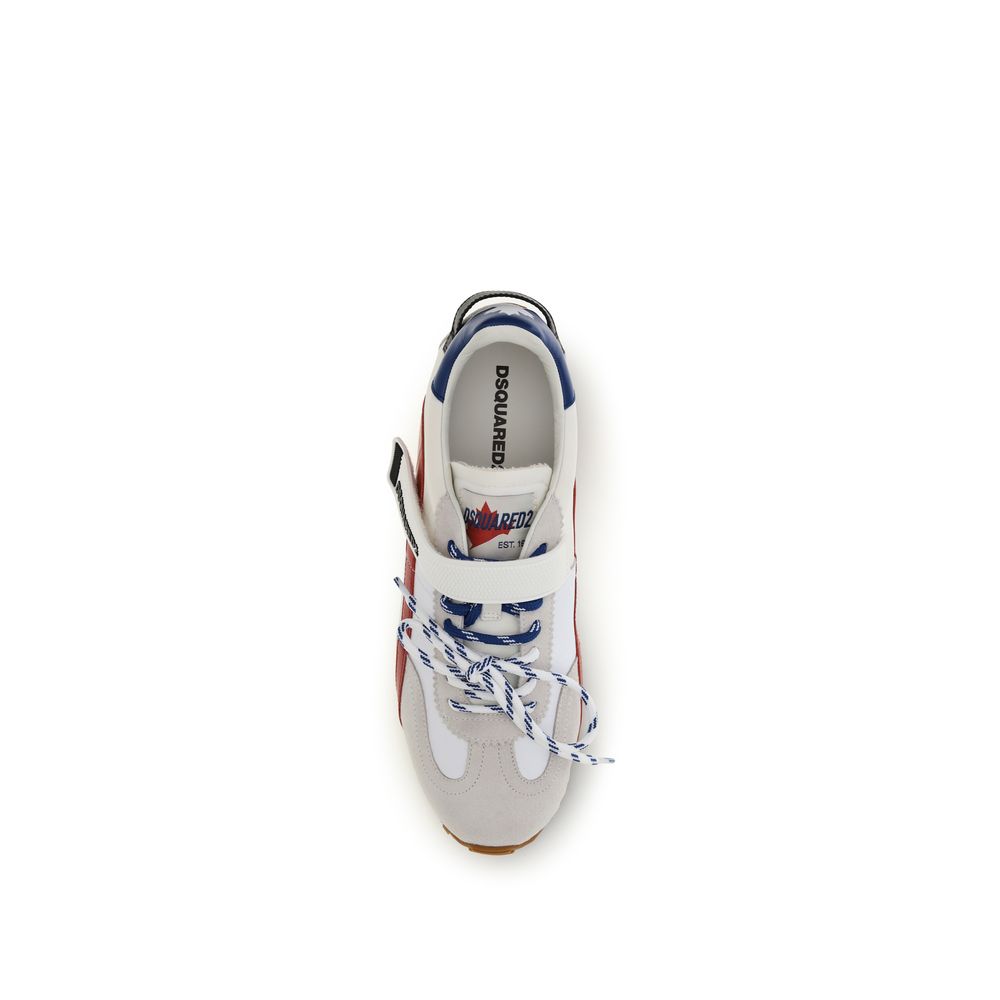 Dsquared² Multicolor Calf Leather Sneakers - Urban Elegance