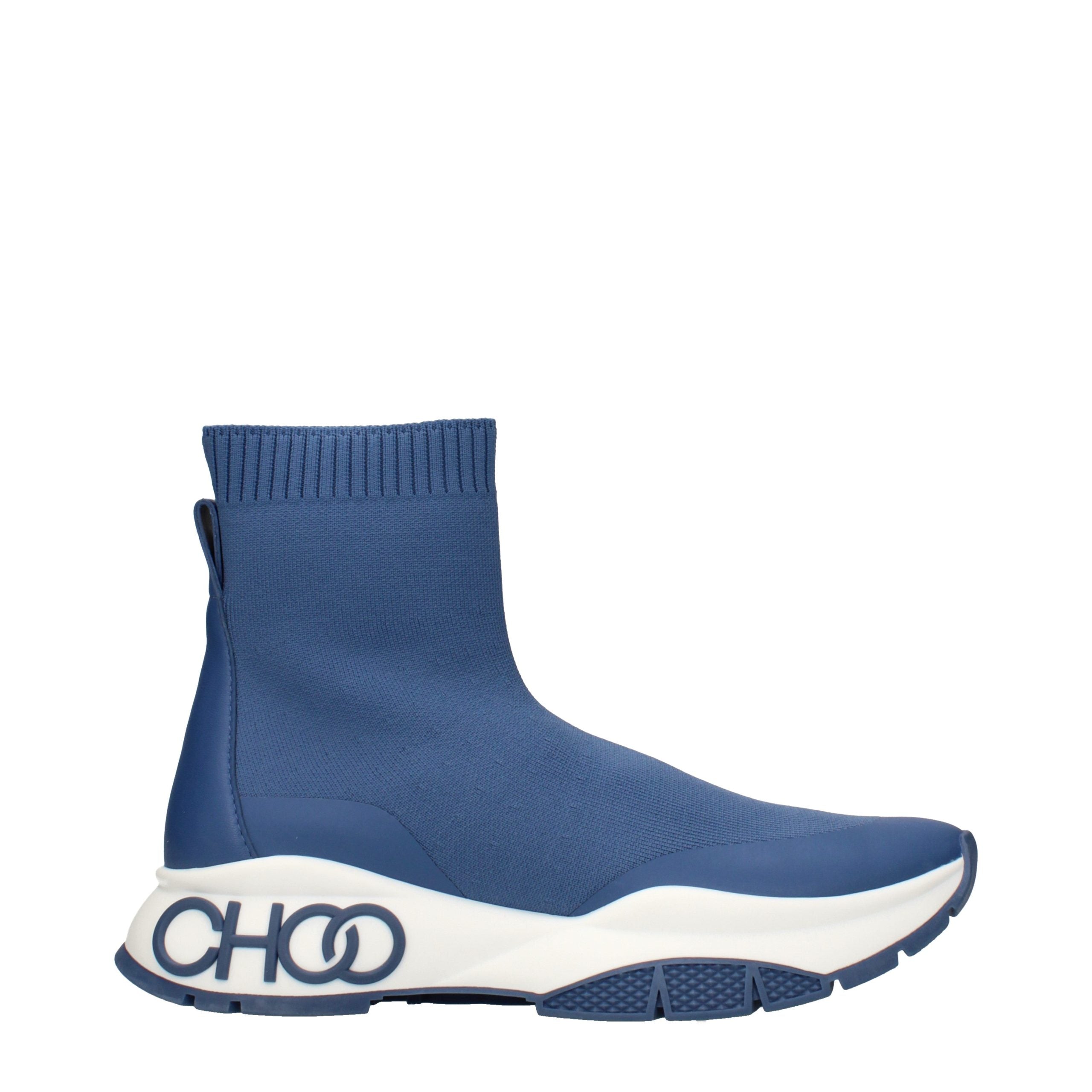 Step into unparalleled elegance with Jimmy Choo Blue Fabric Ankle Boots, where exquisite craftsmanship meets luxurious design for the discerning connoisseur.