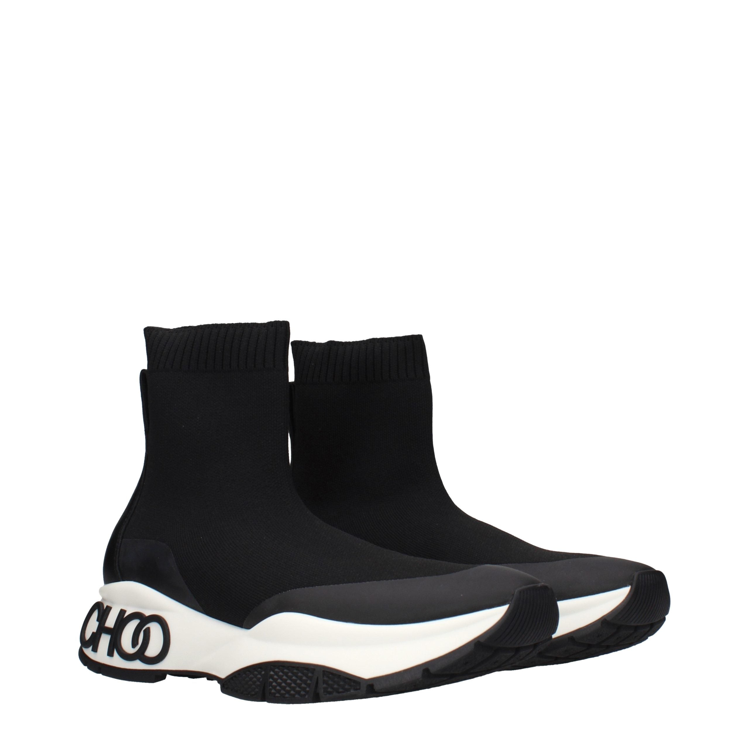 Jimmy Choo Black Fabric Ankle Boots - Exquisite Luxury Footwear