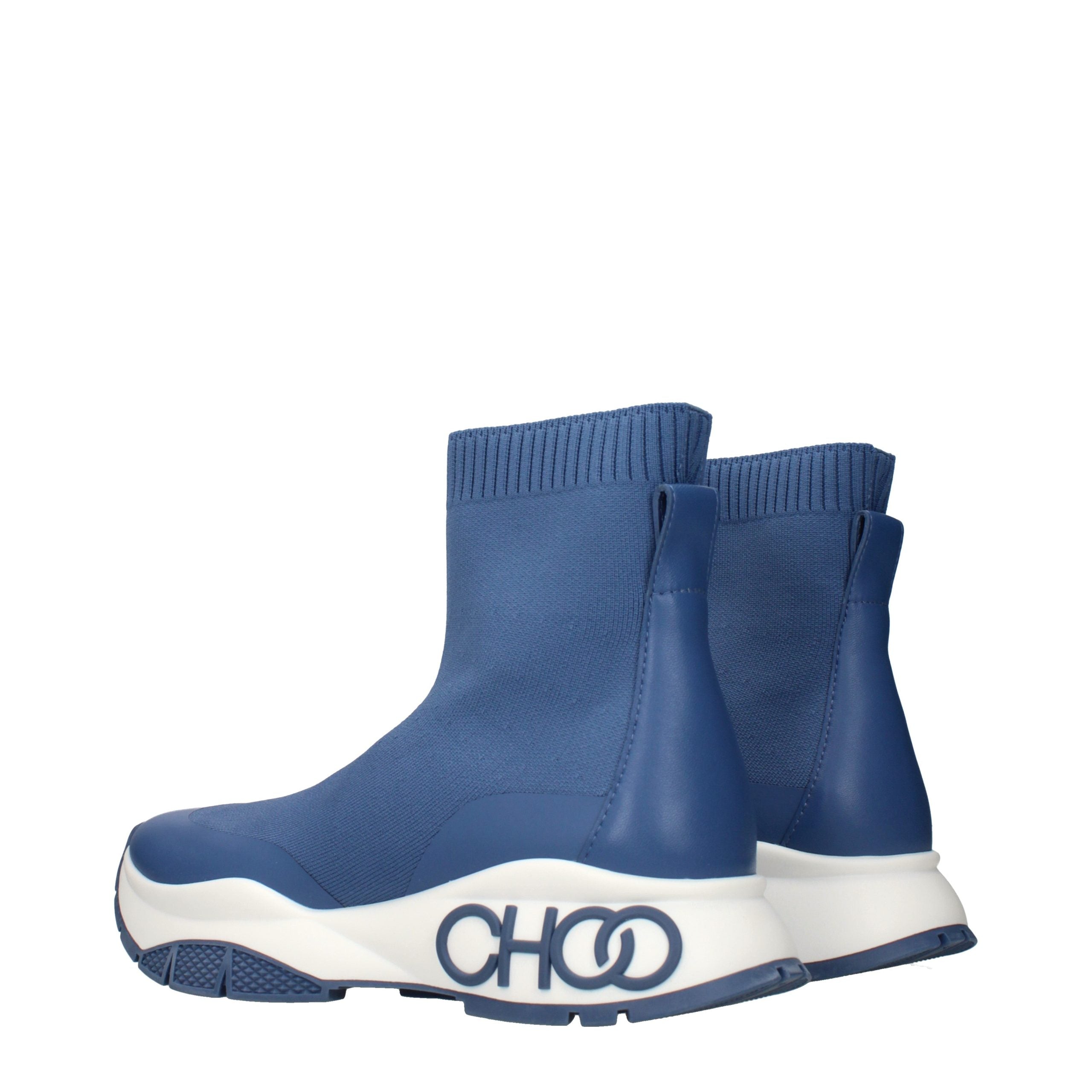 Indulge in the elegance of Jimmy Choo Blue Fabric Ankle Boots, where exquisite craftsmanship meets timeless luxury, elevating your style for every occasion.