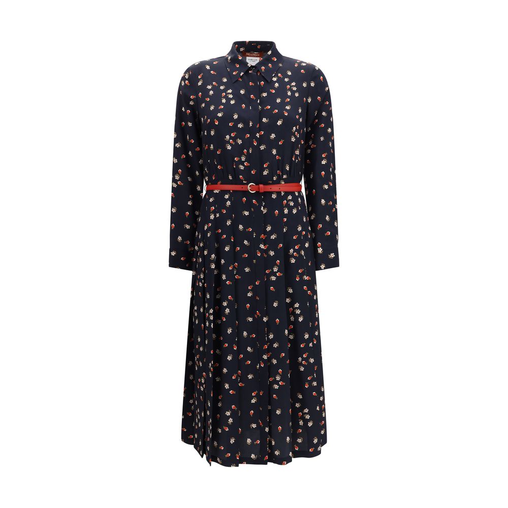 Max Mara Stelmo Dress - Exquisite Silk Elegance for Timeless Style