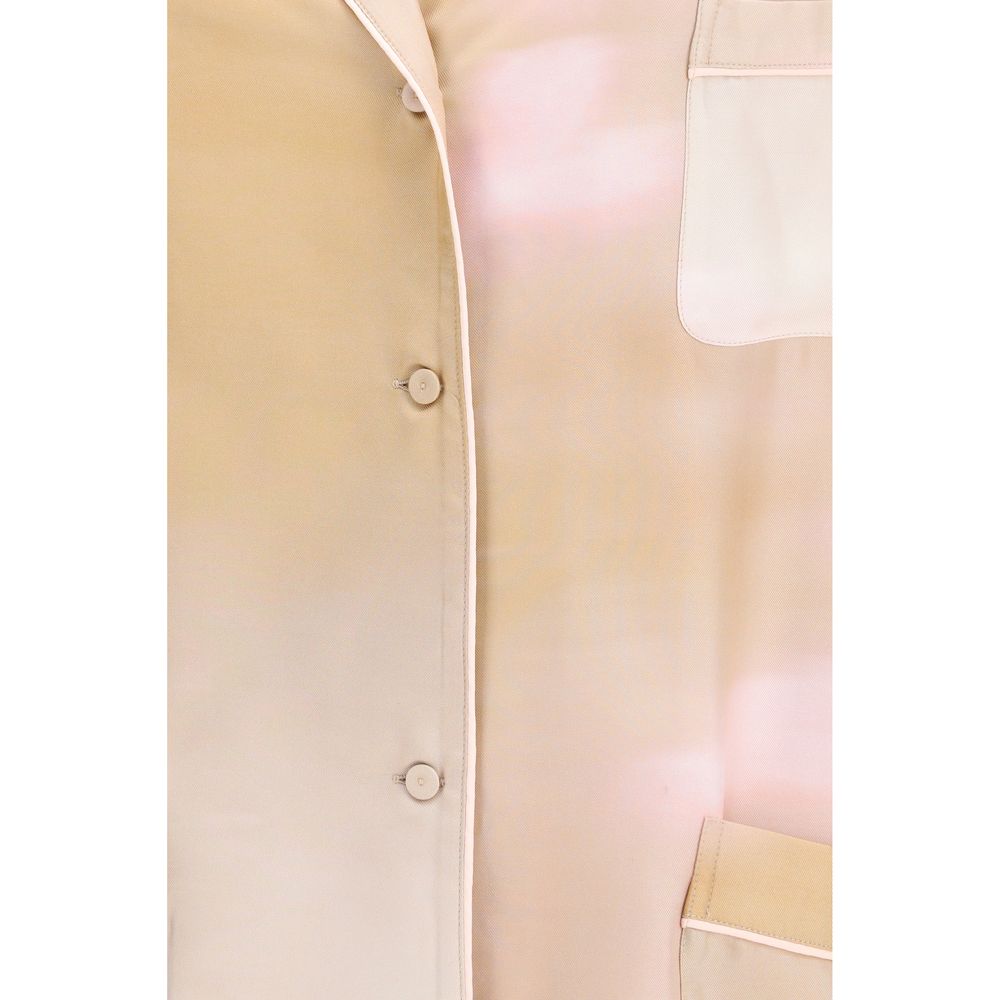 Fabiana Filippi Silk Pattern Shirt - Exquisite Italian Elegance