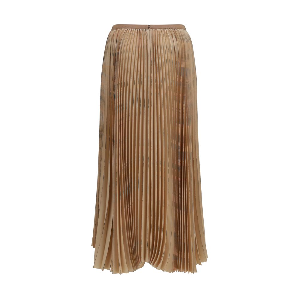 Fabiana Filippi Beige Midi Skirt - Timeless Elegance in Luxury