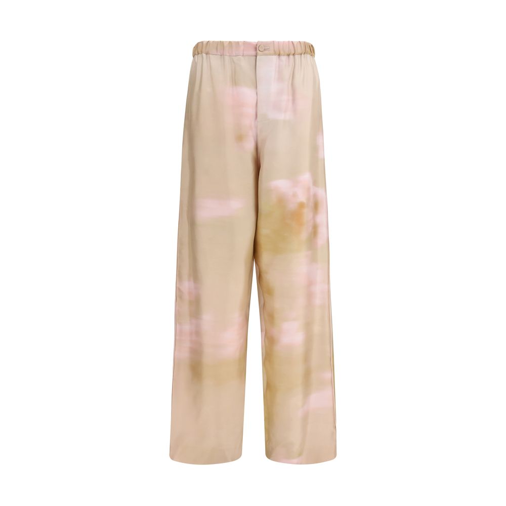 Fabiana Filippi Multicolor Silk Casual Pants - Timeless Elegance