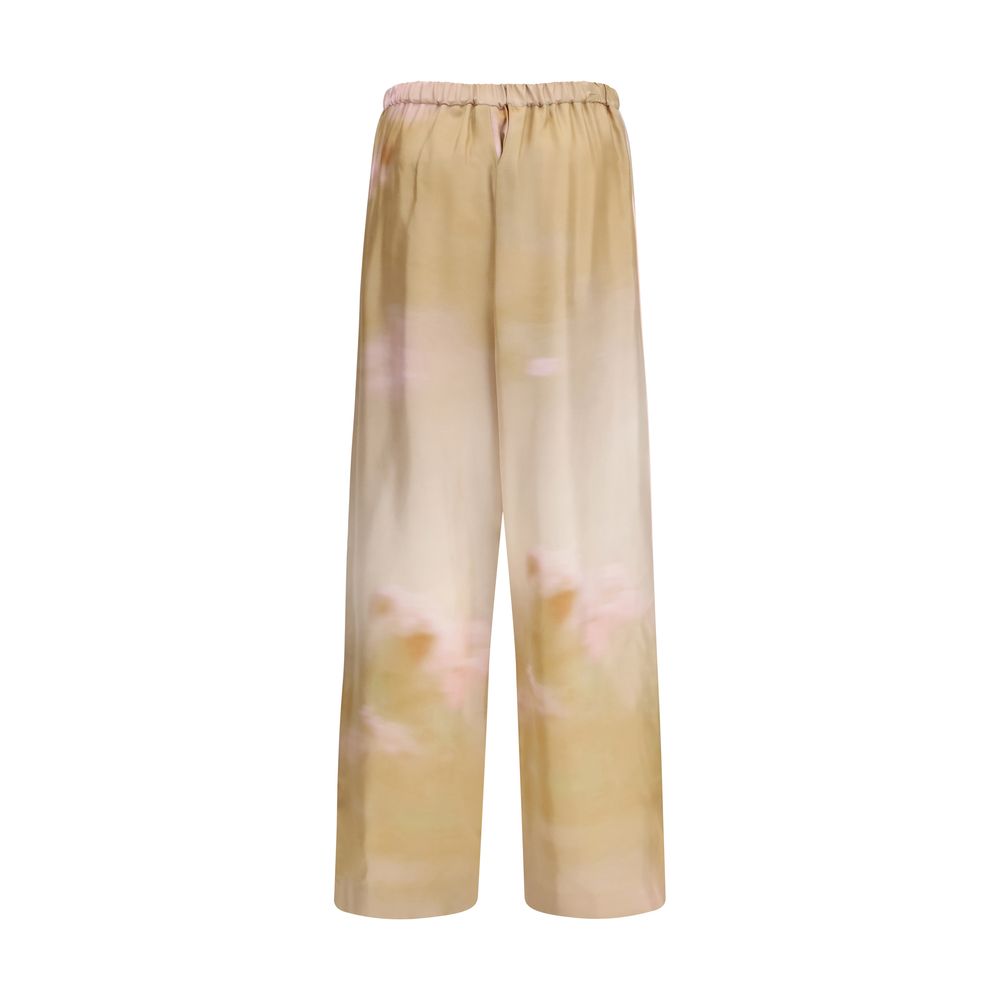 Fabiana Filippi Multicolor Silk Casual Pants - Exquisite Elegance