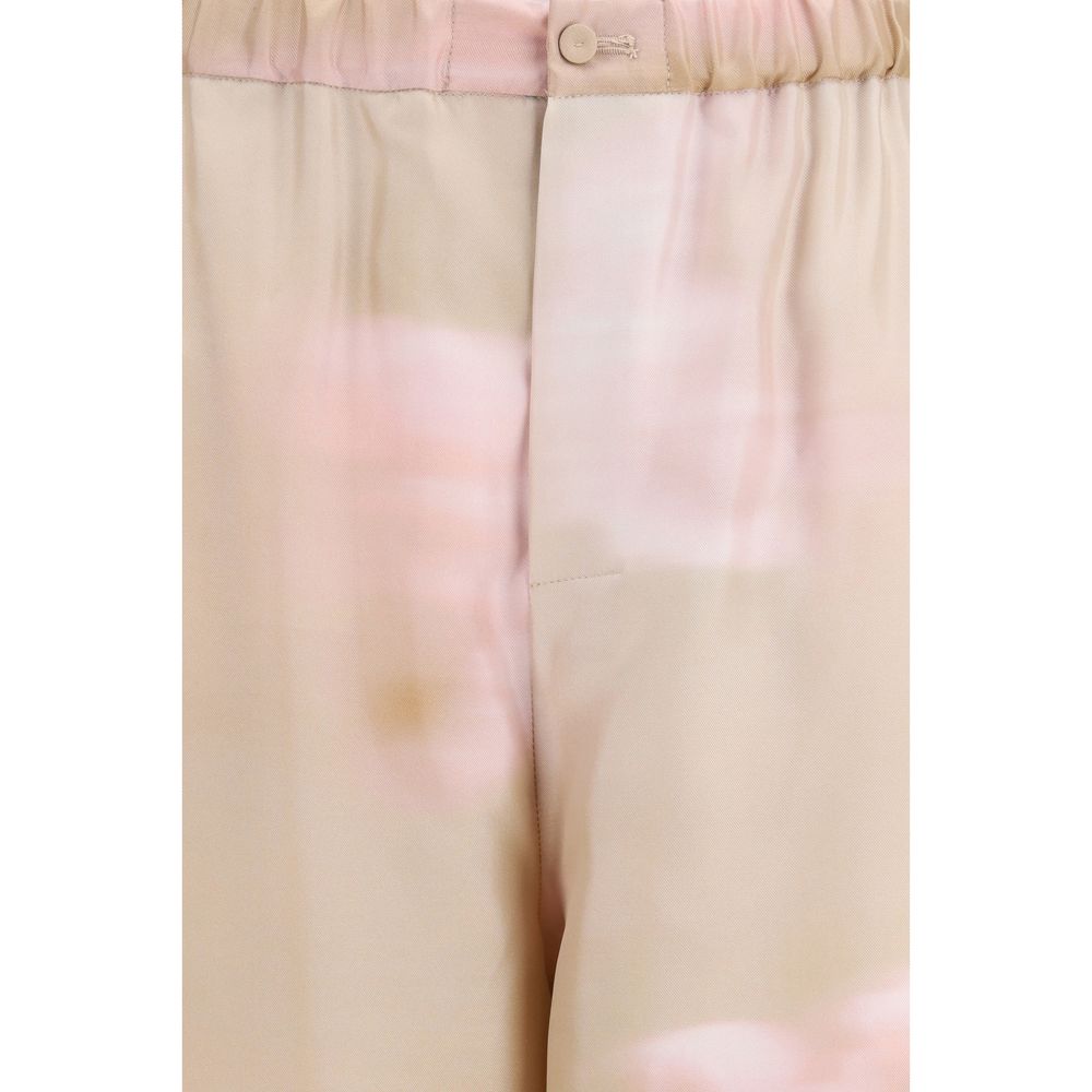 Fabiana Filippi Multicolor Silk Casual Pants - Exquisite Luxury