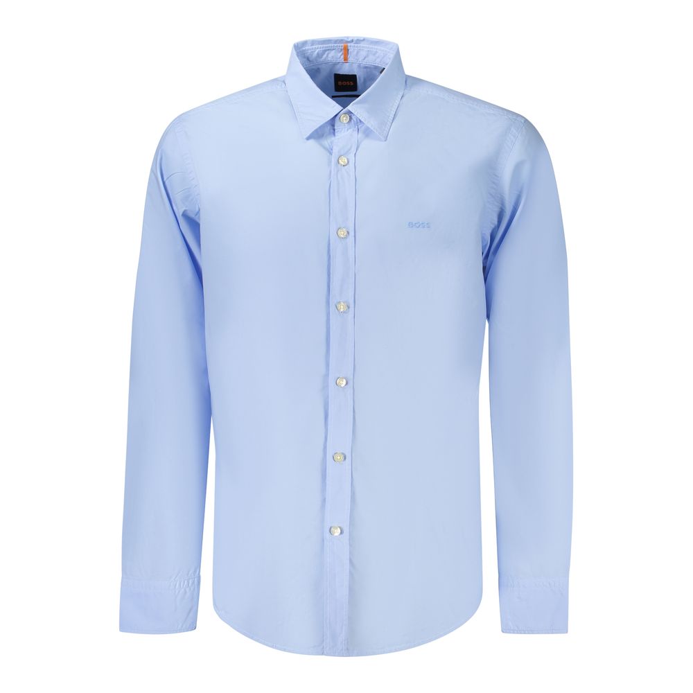 Hugo Boss Azzurro Cotton Shirt - Elevate Your Elegance