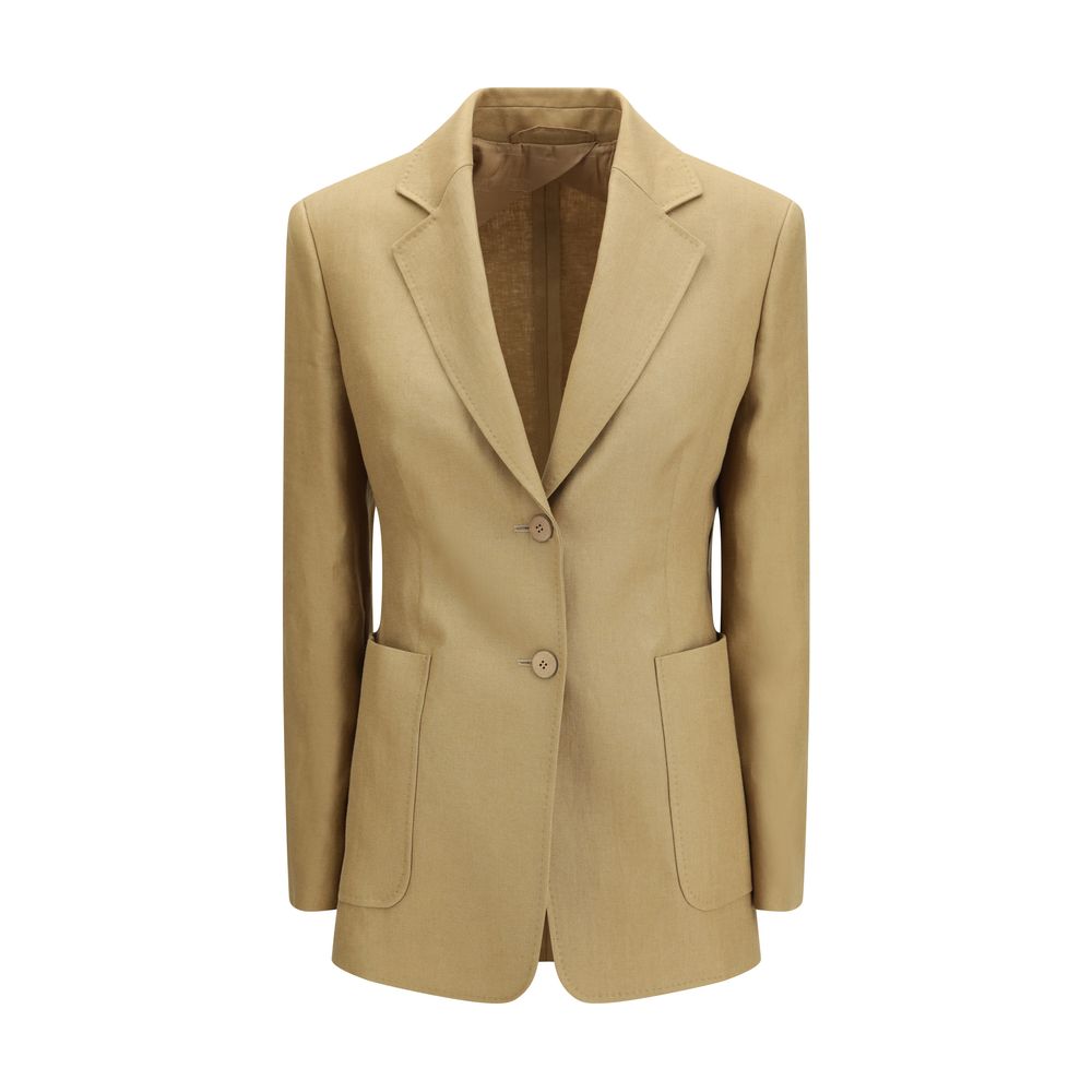 Max Mara Beige Linen Jacket - Timeless Elegance for Every Occasion