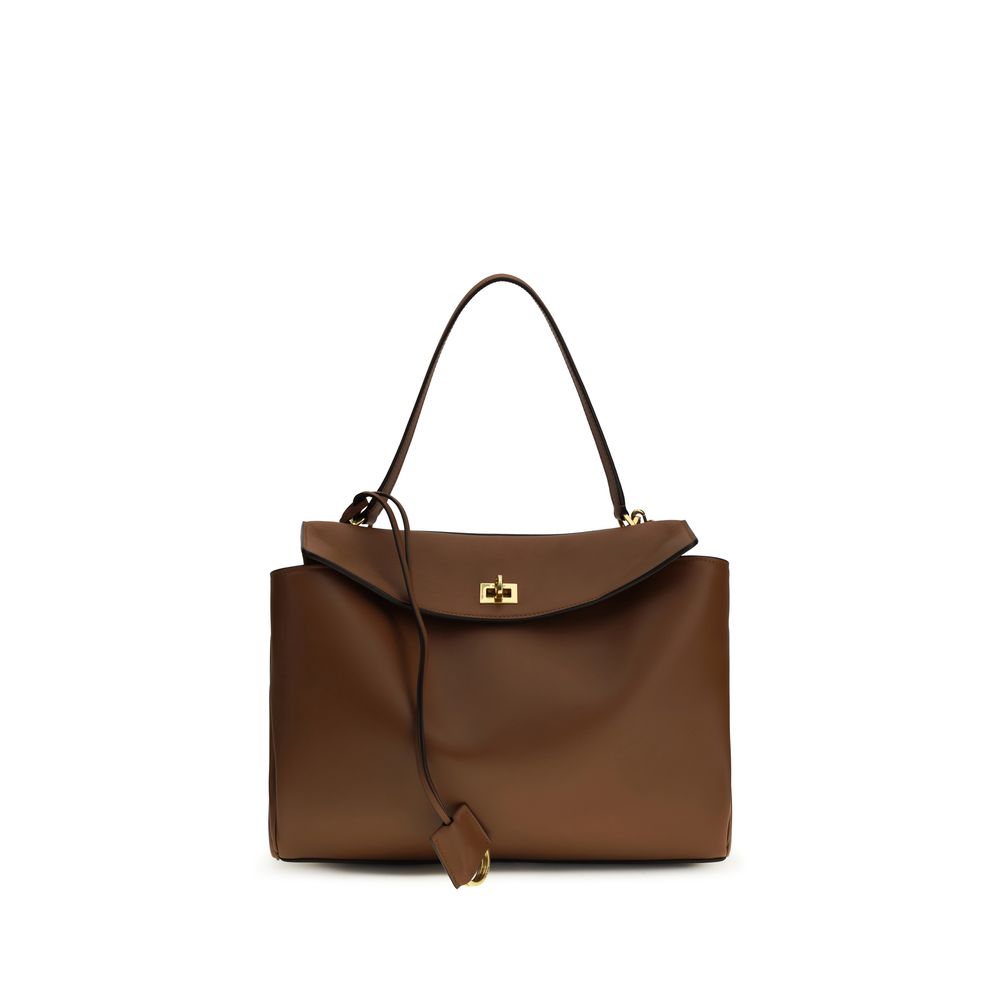 Balenciaga Brown Calf Leather Bos Taurus Shoulder Bag - Couture
