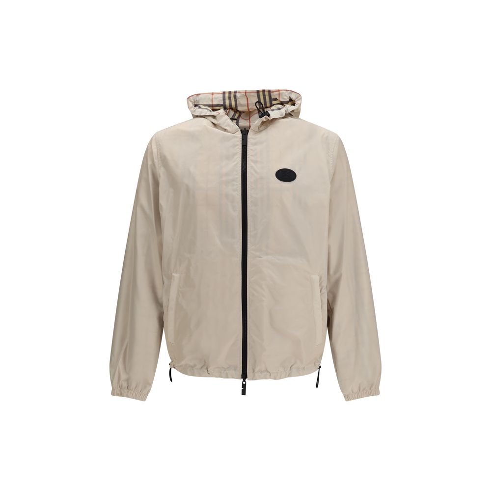 Burberry Reversible Check Hooded Jacket Couture 100% Polyester