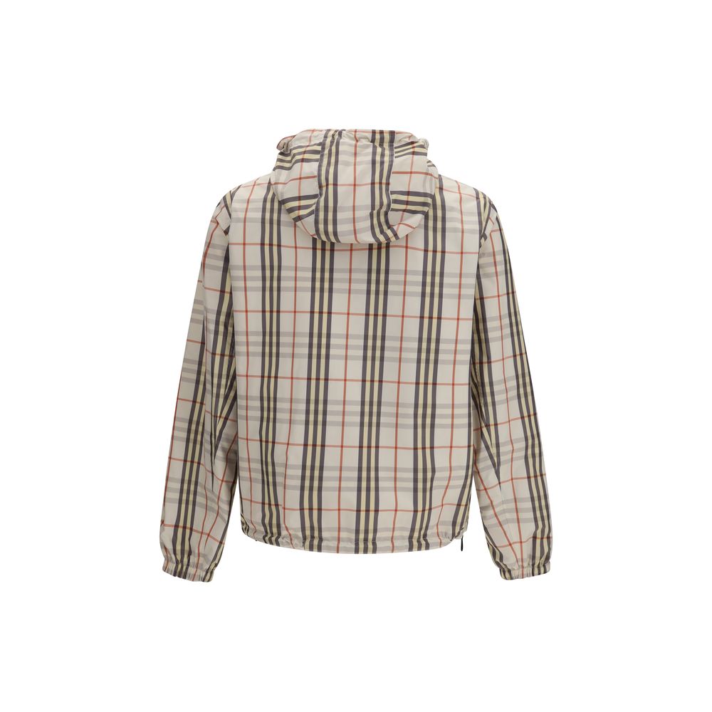 Burberry Reversible Check Hooded Jacket Couture 100% Polyester