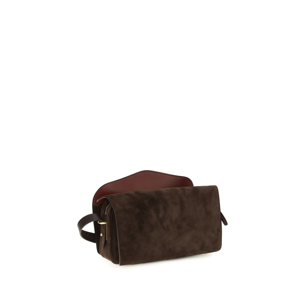 Balenciaga Brown Calf Leather Shoulder Bag, Artisanal Luxury