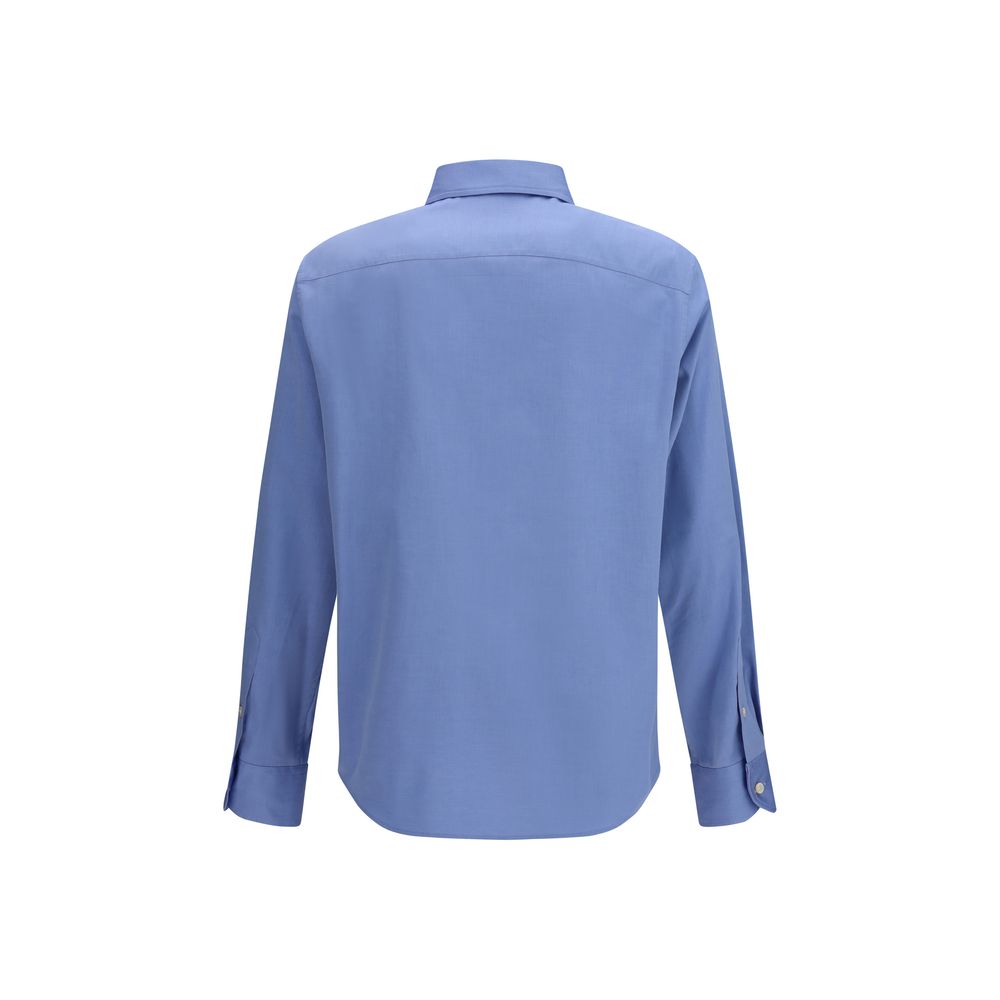Experience the epitome of sophistication with the Valentino Blue Cotton Shirt, crafted from lightweight cotton for effortless elegance and timeless allure.
