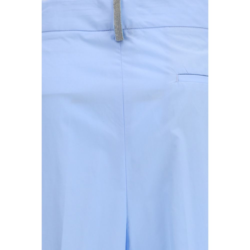 Fabiana Filippi Filo Diamante Pants - Exquisite Cotton Elegance